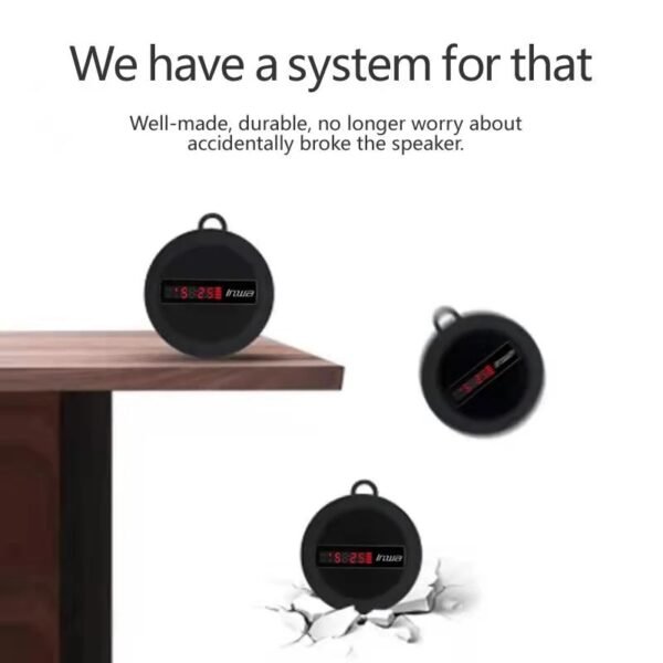 Bafle Pantalla Digital LED inteligente Altavoz inalámbrico para bicicleta de ciclismo