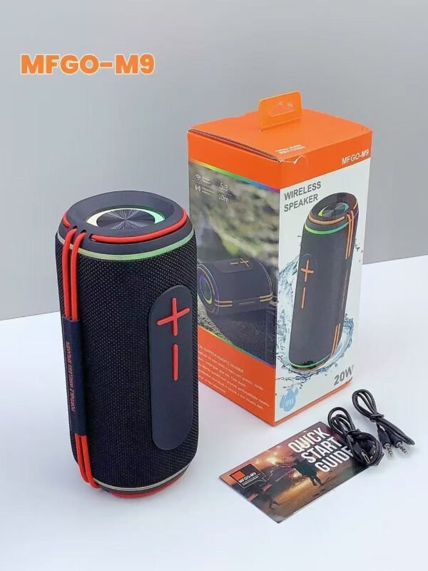 Altavoz BT portátil inalámbrico para exteriores, resistente al agua, profesional, inteligente, con subwoofer, para cine en casa y fiestas