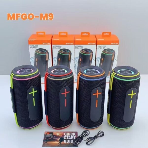 Altavoz BT portátil inalámbrico para exteriores, resistente al agua, profesional, inteligente, con subwoofer, para cine en casa y fiestas