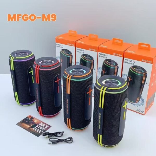 Altavoz BT portátil inalámbrico para exteriores, resistente al agua, profesional, inteligente, con subwoofer, para cine en casa y fiestas