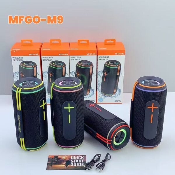 Altavoz BT portátil inalámbrico para exteriores, resistente al agua, profesional, inteligente, con subwoofer, para cine en casa y fiestas