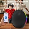 Altavoz Bluetooth de escritorio multifuncional portátil con luz nocturna RGB