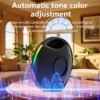 Altavoz Bluetooth de escritorio multifuncional portátil con luz nocturna RGB