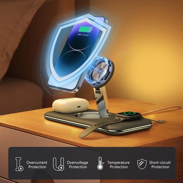 Cargador Inalámbrico 3 en 1