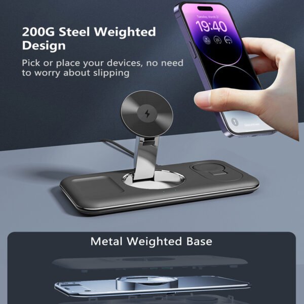 Cargador Inalámbrico 3 en 1