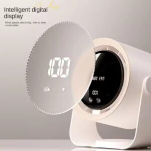 Ventilador de mesa LED de batería de alta capacidad Ventilador de escritorio de carga LED de carga rápida Ventilador de escritorio de carga LED de oficina