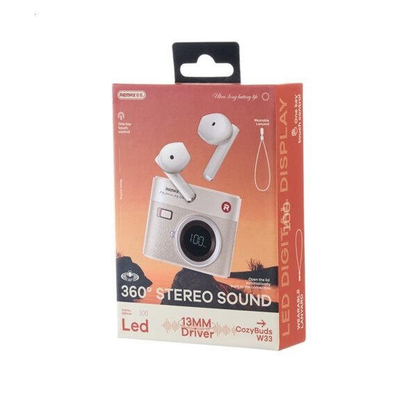 2 Auriculares inalámbricos estilo Retroceso: comodidad semiinterna + Cancelación de ruido profesional | Batería que dura más que tu día