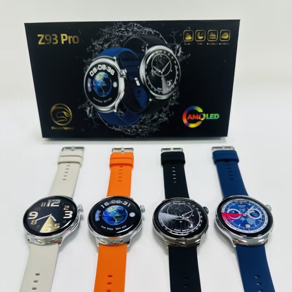 3 Reloj inteligente redondo Z93 Pro para hombres y mujeres, pantalla grande de 1,52 pulgadas, monitor de salud, llamadas, deportes al aire libre, Reloj Inteligente