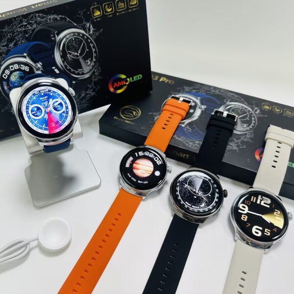 4 Reloj inteligente redondo Z93 Pro para hombres y mujeres, pantalla grande de 1,52 pulgadas, monitor de salud, llamadas, deportes al aire libre, Reloj Inteligente