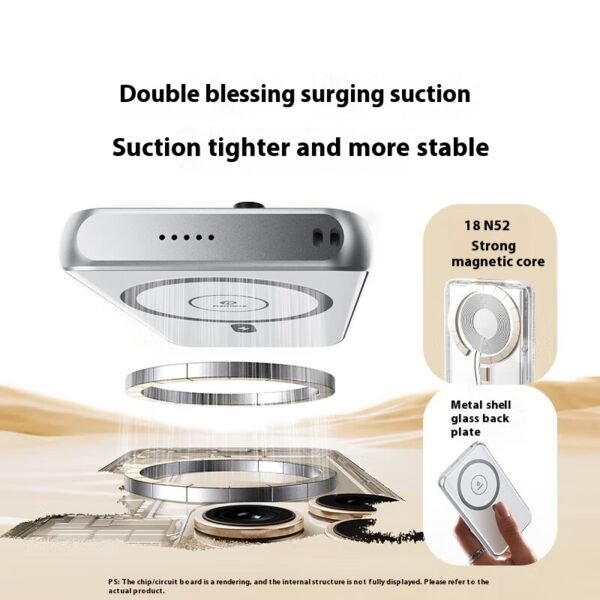 Cable de carga inalámbrica rápida Remax 5000 mA Carga magnética para máquina de juego portátil con pantalla IPS