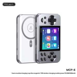 Cable de carga inalámbrica rápida Remax 5000 mA Carga magnética para máquina de juego portátil con pantalla IPS