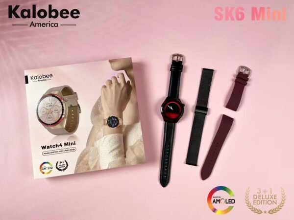 6 SK6 Mini Reloj inteligente de moda para mujer BT Llamadas Monitoreo DE SALUD Deportes Fitness Tracker Lady Smartwatch