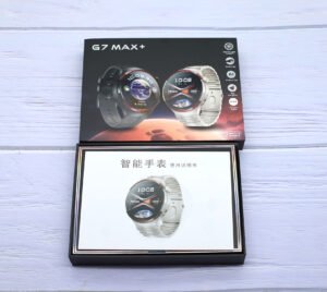 Reloj Inteligente para Hombre G7 Max+ de 1.53 Pulgadas, con Juegos, Llamadas de Voz, Pantalla Redonda, a la Moda, Estilo de Negocios, a Prueba de Agua IP67