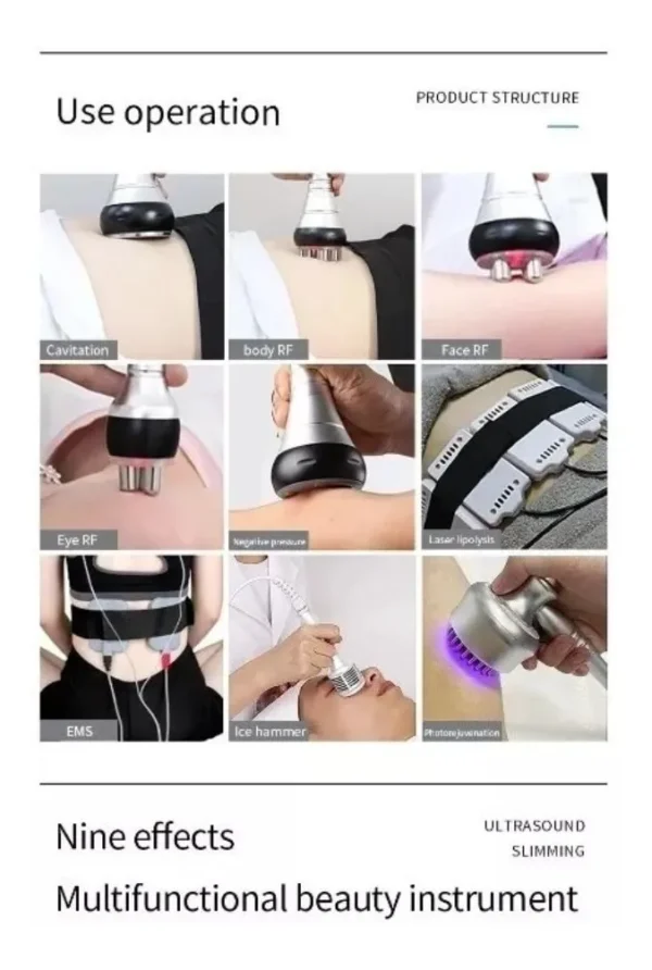 Máquina portátil 80K de la cavitación de la forma del ultrasonido S para el salón de belleza