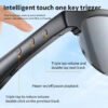 H02f628a966a34ae69fce1baf3d68c647G Gafas de Sol Inteligentes Inalámbricas con Música y Protección UV de Alta Definición para Deportes al Aire Libre, Correr y Ciclismo