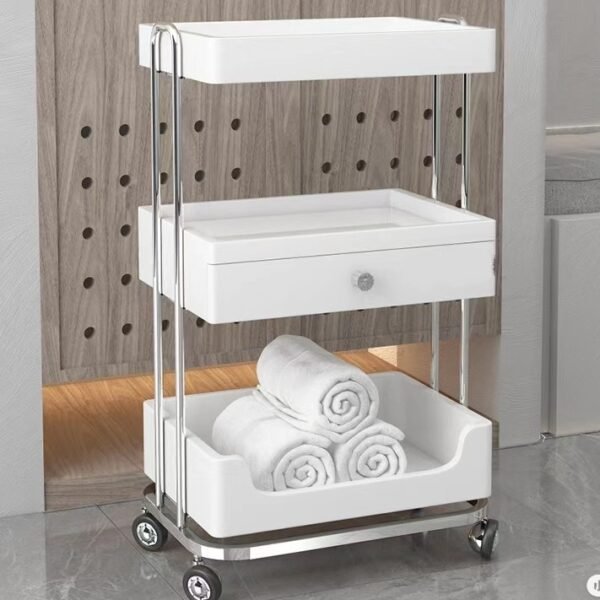 H16bfca6852d549c28e3921b0dba852fa2 Mueble Multifuncional para Salón de Belleza, Carrito de Belleza con Estantes, Carrito Móvil para Spa de Belleza