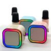 H25e46c19589e4e35b3a5a36b40e45aabE Mini Parlante Bluetooth con Micrófonos Inalámbricos – Sonido, Diversión y Luces LED