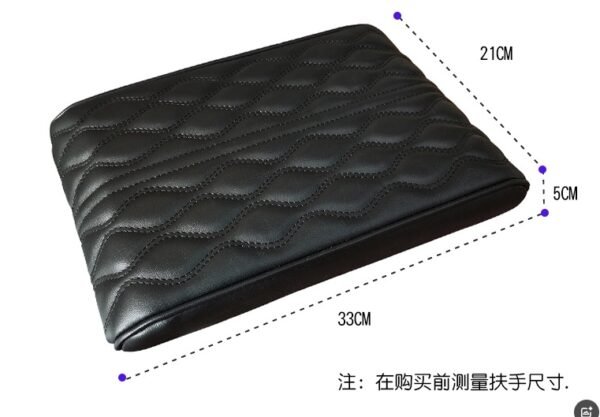 H2e8e2dde27cf4679b1abb919b3650753b Caja de reposabrazos universal para coche de cuatro estaciones, almohadilla de elevación, caja de reposabrazos de espuma viscoelástica para coche, caja de reposabrazos central