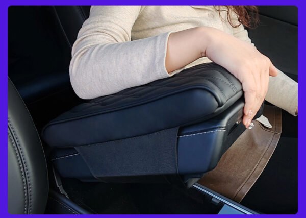 H4f11d94e92284cdbb97a9a24db95b851d Caja de reposabrazos universal para coche de cuatro estaciones, almohadilla de elevación, caja de reposabrazos de espuma viscoelástica para coche, caja de reposabrazos central