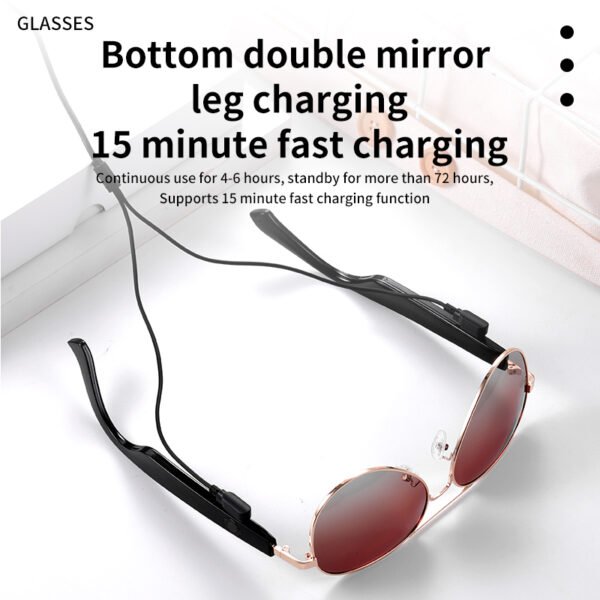Gafas de sol inteligentes MZ01 2 en 1 para hombres y mujeres, multicolor, resistente al agua, protección UV, BT Audio, música y funciones de llamada para uso en exteriores