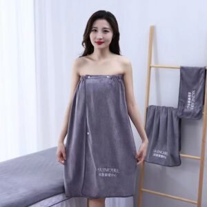 Salón de belleza Microfibra Baño Falda Toalla Baño Toalla Logotipo personalizado Tamaño personalizado