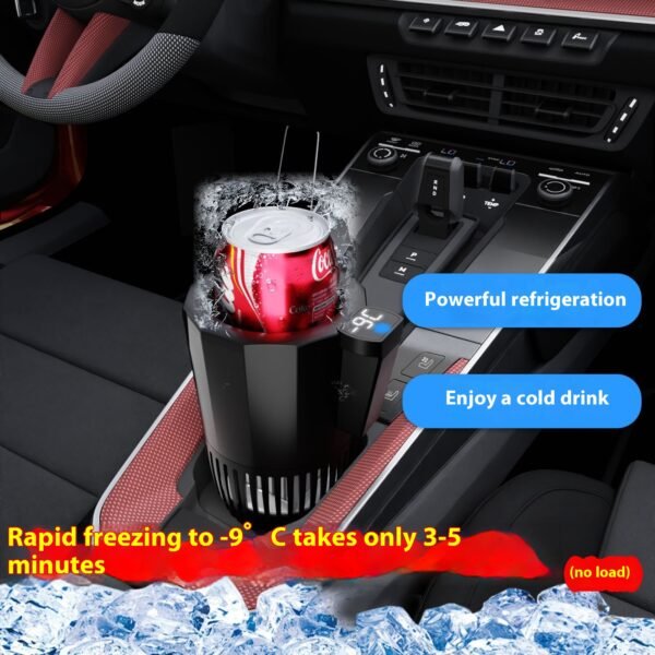 Portavasos de coche portátil multifuncional inteligente nuevo refrigerador de enfriamiento rápido para uso Universal en caliente/frío