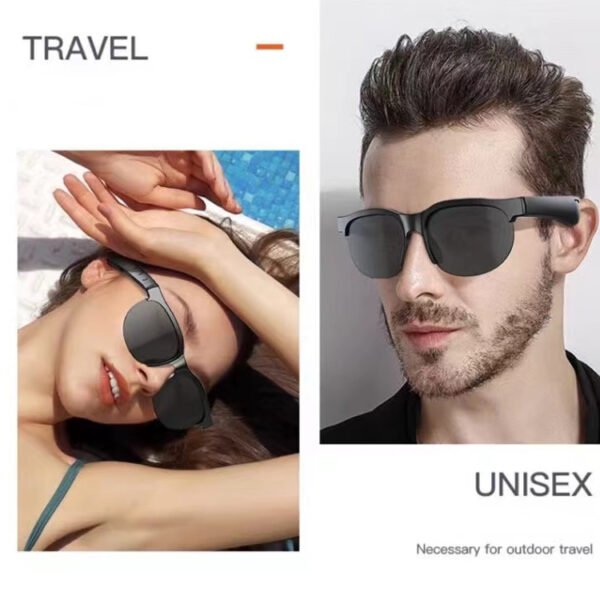 H71d05152ca1a4f17aac3a65194445a9dE Gafas de Sol Inteligentes Inalámbricas con Música y Protección UV de Alta Definición para Deportes al Aire Libre, Correr y Ciclismo