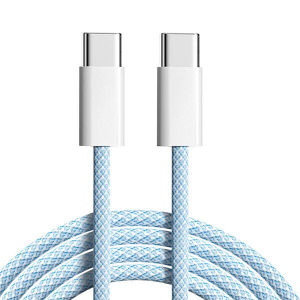 H8cb6a5291f6b4a2d85e6698f40265e5bs Cable USB-C de 60 W 240 W, Cable USB-C a Tipo C de Carga Rápida de 1 m, Cable para Teléfono Celular, Cable de Datos, Cable de Carga para iPhone 15