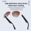 Gafas de sol inteligentes MZ01 2 en 1 para hombres y mujeres, multicolor, resistente al agua, protección UV, BT Audio, música y funciones de llamada para uso en exteriores