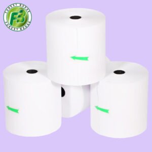 Rollos de papel térmico brillante de 70gsm, 57mm x 50mm, blanco, negocios, precio al por mayor, caja registradora, papel 70gsm, 57x50 Mm, blanco