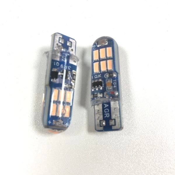 Bombilla LED T10 de Silicona Blanca 4014 15 SMD 15SMD 194 W5W para Luz Lateral de Coche, Nueva Condición, Lámpara Interior, Luz de Giro, Luz de Matrícula