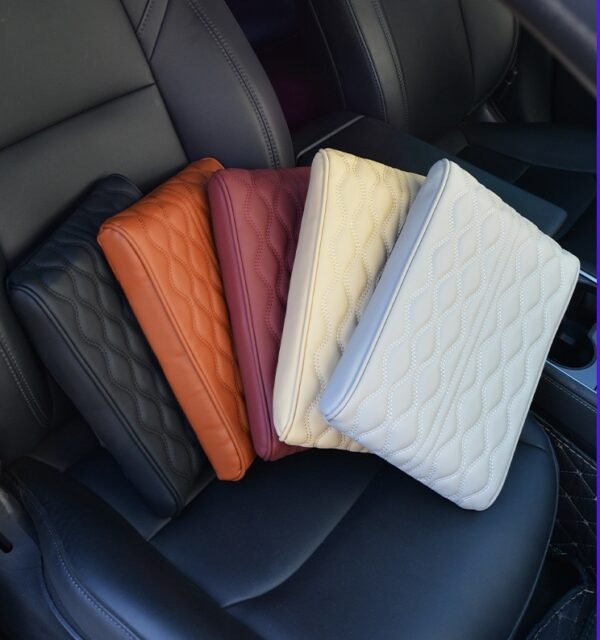 Ha6c5cfbe525941859ce632103f913c53C Caja de reposabrazos universal para coche de cuatro estaciones, almohadilla de elevación, caja de reposabrazos de espuma viscoelástica para coche, caja de reposabrazos central