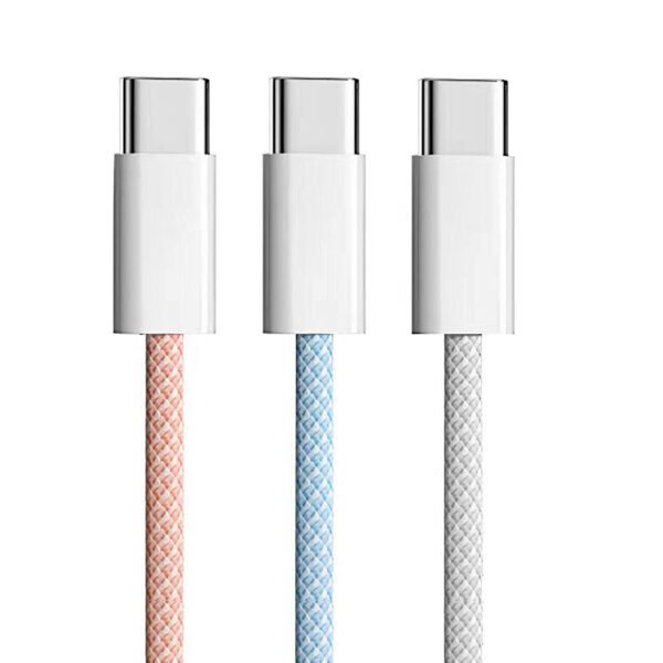 Hae6c4372b6c34c809d98284781ae6fc4B Cable USB-C de 60 W 240 W, Cable USB-C a Tipo C de Carga Rápida de 1 m, Cable para Teléfono Celular, Cable de Datos, Cable de Carga para iPhone 15