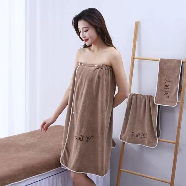 Hc6326ffdfb10451793bb15cef58feb6bm Salón de belleza Microfibra Baño Falda Toalla Baño Toalla Logotipo personalizado Tamaño personalizado