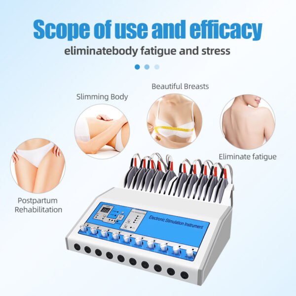 Hd281d4171e114c29ab3b15ff409ad19a2 Gimnasia Pasiva con Electroestimulador Muscular de 10 Salidas