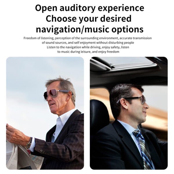 Gafas de sol inteligentes MZ01 2 en 1 para hombres y mujeres, multicolor, resistente al agua, protección UV, BT Audio, música y funciones de llamada para uso en exteriores