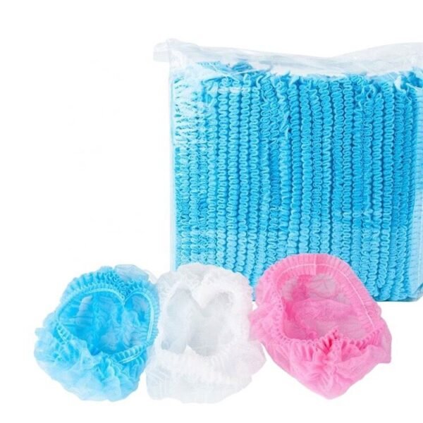 Hf3fe10126ebc4ba8a9de48dff62e404cj Gorro Quirúrgico Desechable de Polipropileno con Clip de Tira No Tejida