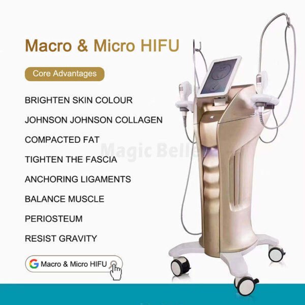 Hfbc3eaf58cf346f5a9072dbf781abfaaY Máquina ultrasónica de estiramiento de la piel de elevación de radiofrecuencia ultrasónica de alta eficiencia 2 instrumentos de belleza con mango