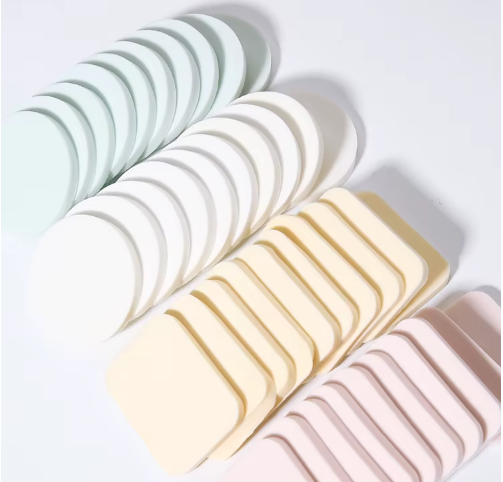 Puff 20 piezas sin látex cosmético