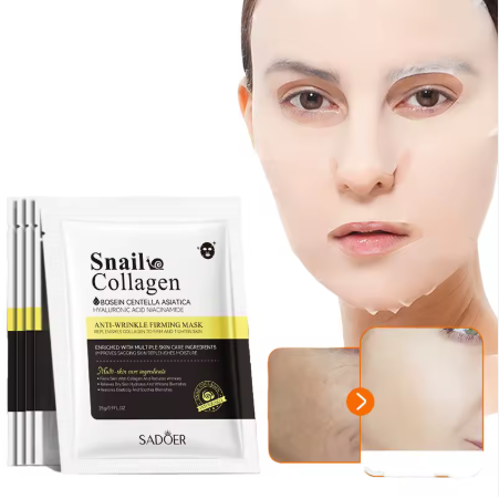 Mascarilla facial de Caracol antiarrugas personalizada OEM