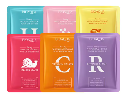 1 Mascarilla facial calmante hidratante vegana