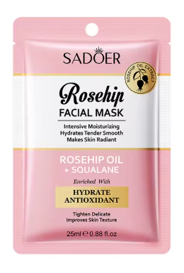 Mascarilla facial hidratante SADOER Rose