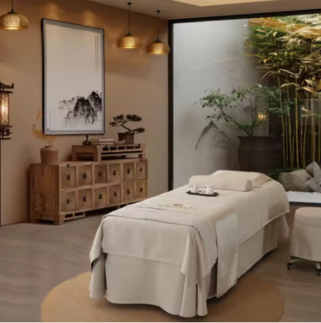 Juego de sábanas de mesa de masaje