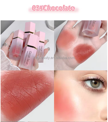 10 Maquillaje de rubor líquido para mejillas - Tinte Colorete líquido