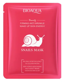 Mascarilla Facial de Caracol BIOAQUA – Hidratante, Reafirmante y Anti-edad