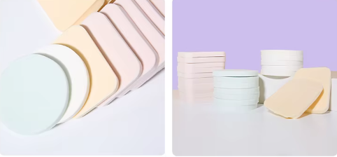 Puff 20 piezas sin látex cosmético