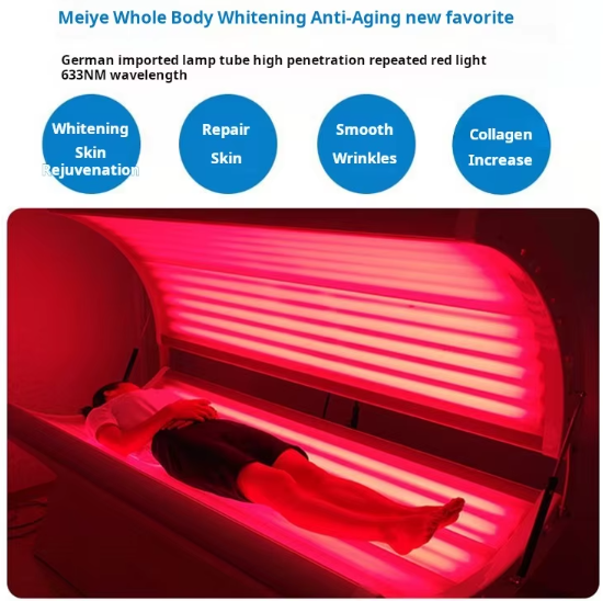 Cama de terapia de luz azul roja LED máquina de colágeno OEM