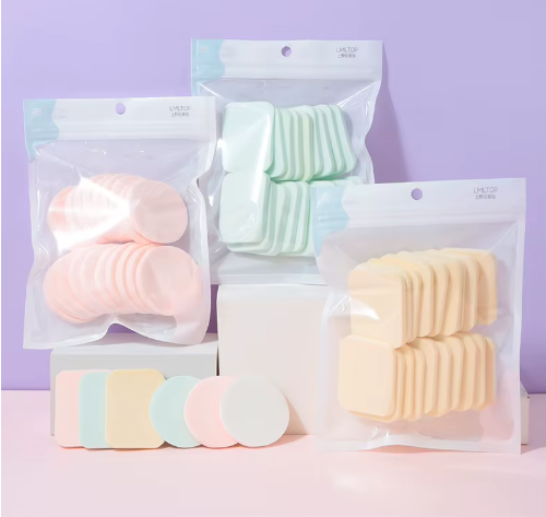 Puff 20 piezas sin látex cosmético