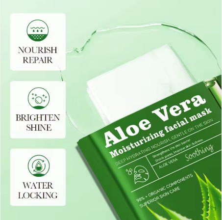 3 Máscara Hidratante Cuidado DE LA PIEL Orgánica Vegana - Etiqueta privada