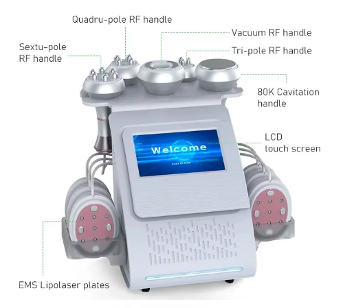 Máquina portátil 80K de la cavitación de la forma del ultrasonido